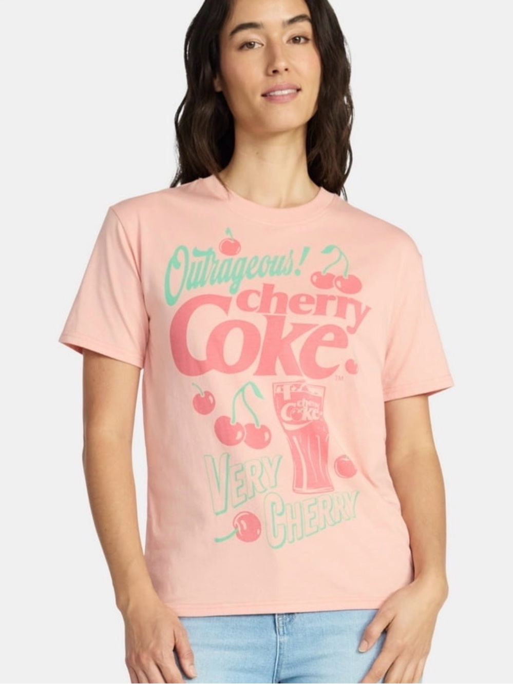 NWT cherry coke large shirt Coca Cola B17